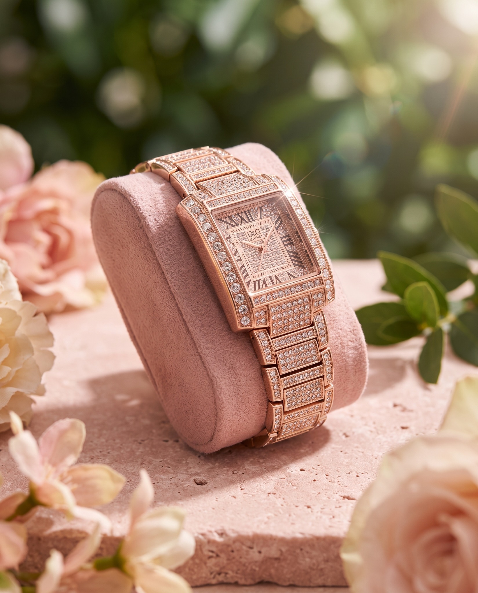 Q&Q Luxe Rosé Garden · Ref. DM-96 · vista 1
