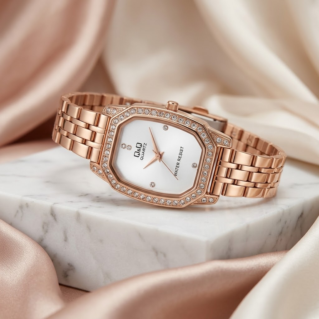 Q&Q Rose Petite Cristal · Ref. DM-73 · vista 1