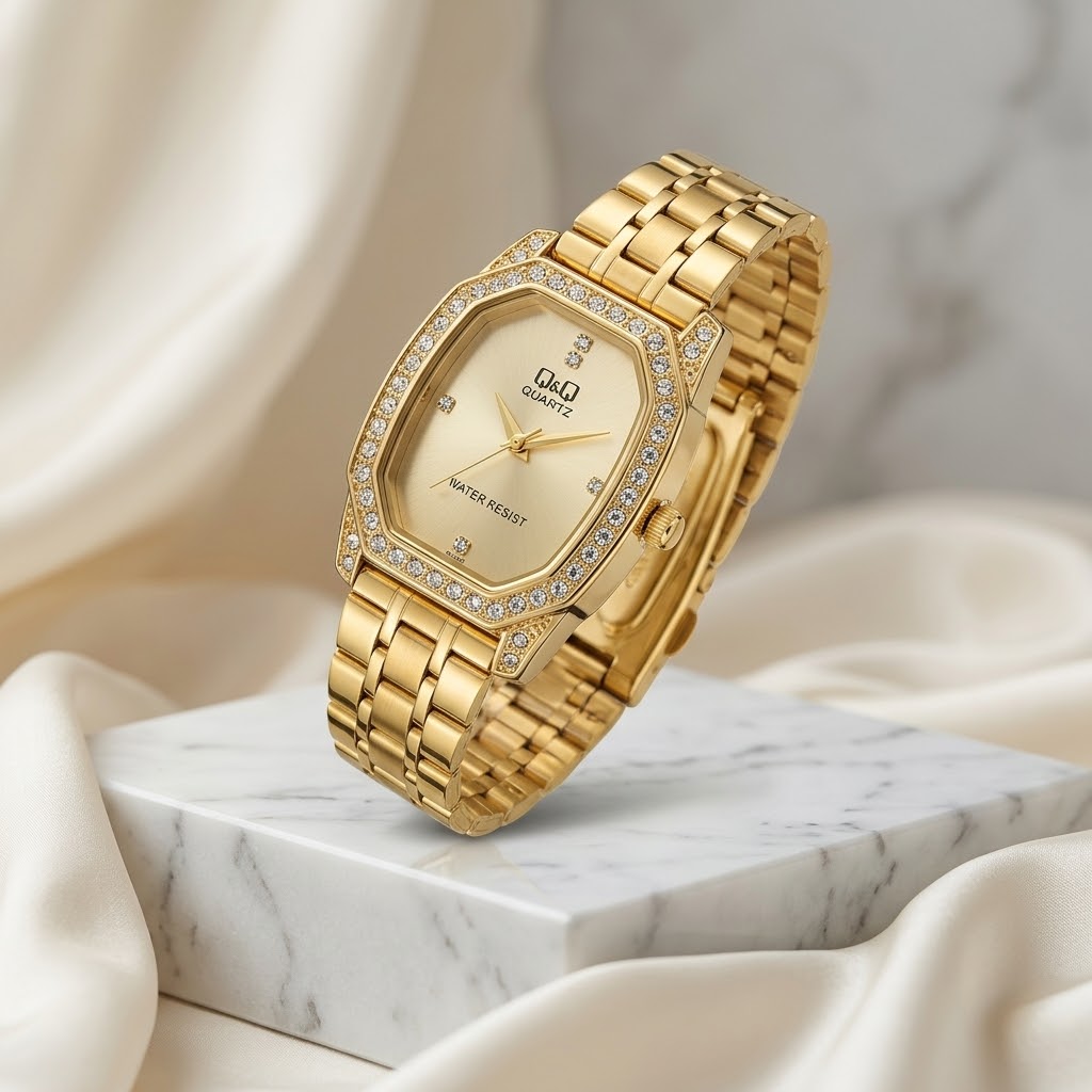 Q&Q Dorado Petite Champagne · Ref. DM-75 · vista 1