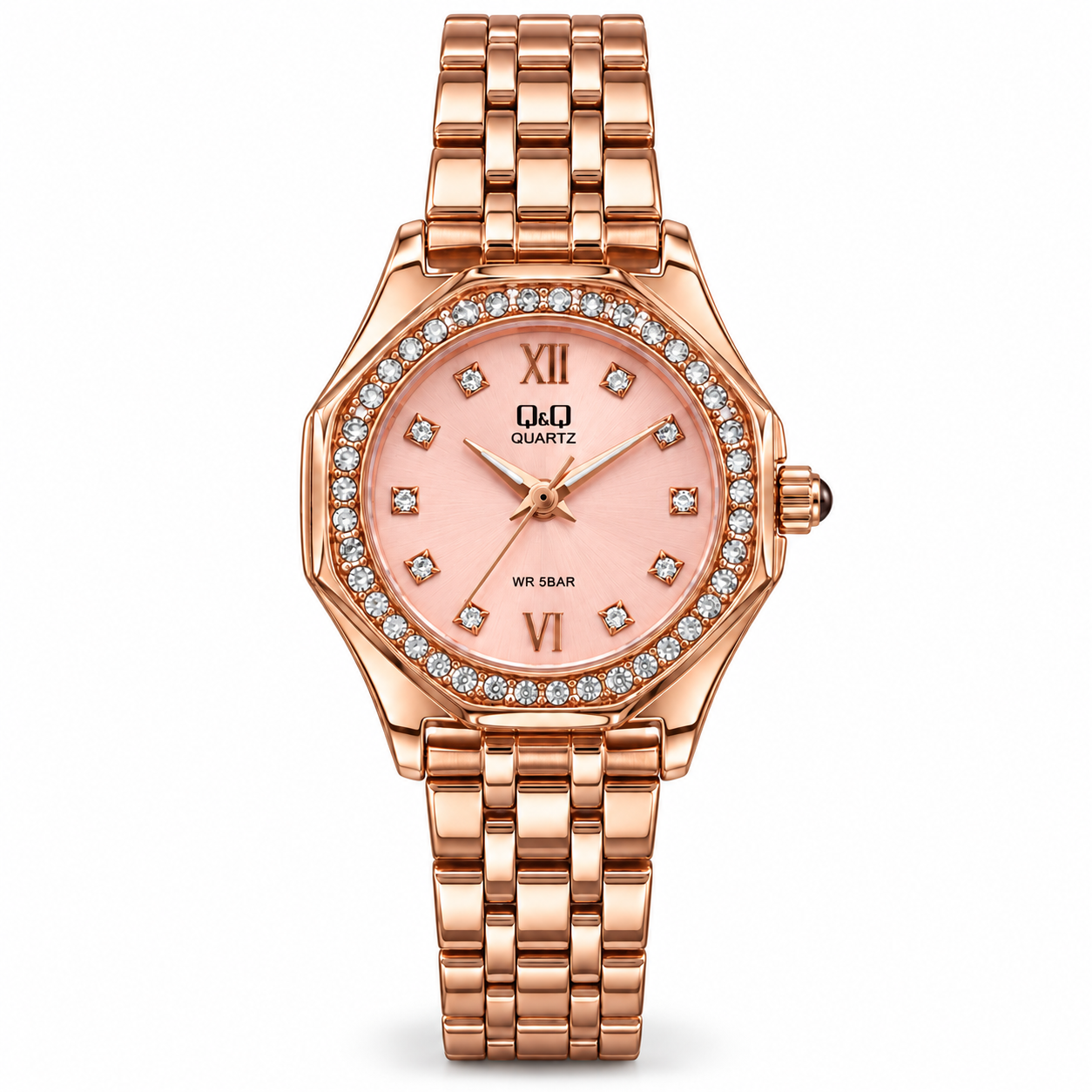 Q&Q Octagonal Rose Blush · Ref. DM-77 · vista 1