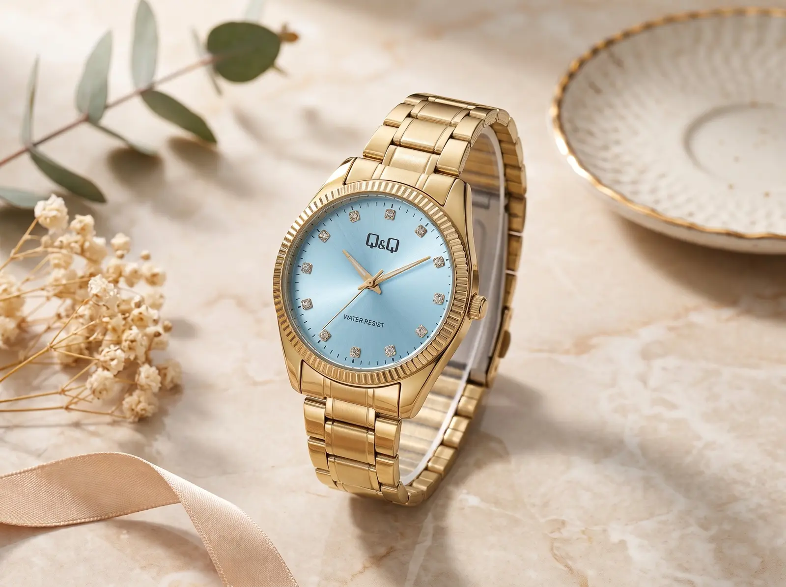 Q&Q Classic Golden Sky · Ref. DM-105 · vista 1