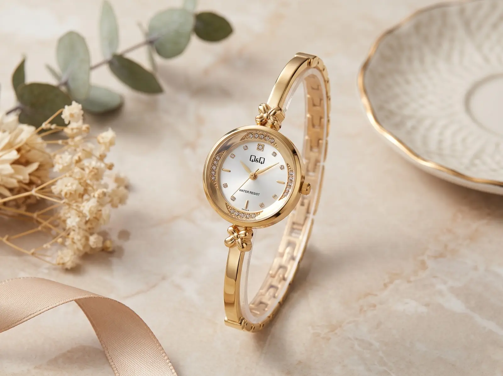 Q&Q Floral Golden Pearl · Ref. DM-101 · vista 1