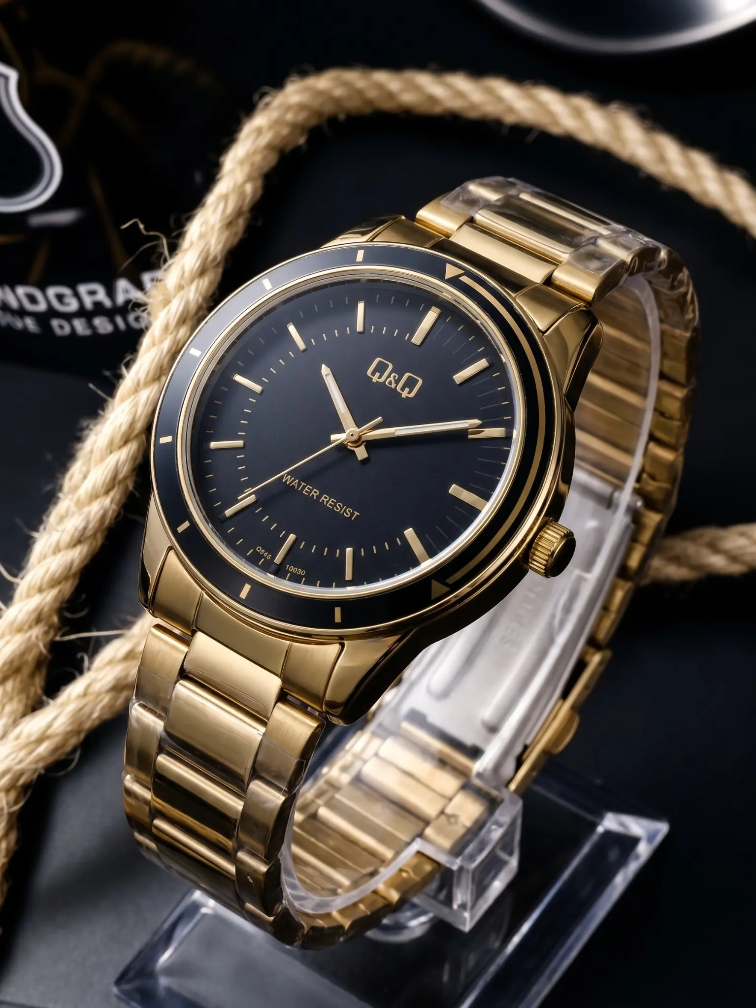 Q&Q Mariner Gold Navy · vista 1