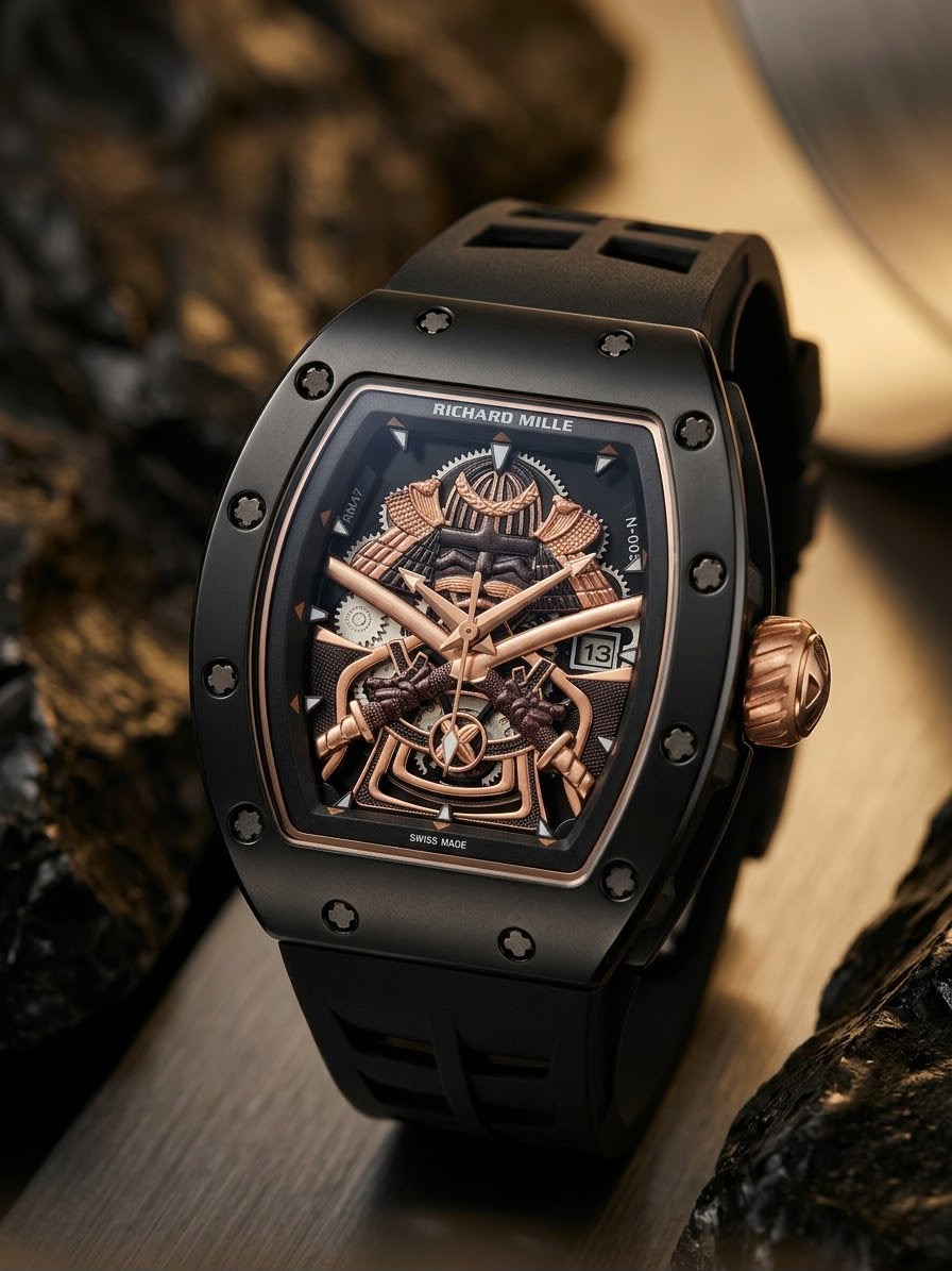 Richard Mille Samurai Onyx Rose · Ref. RM-N01 · vista 1