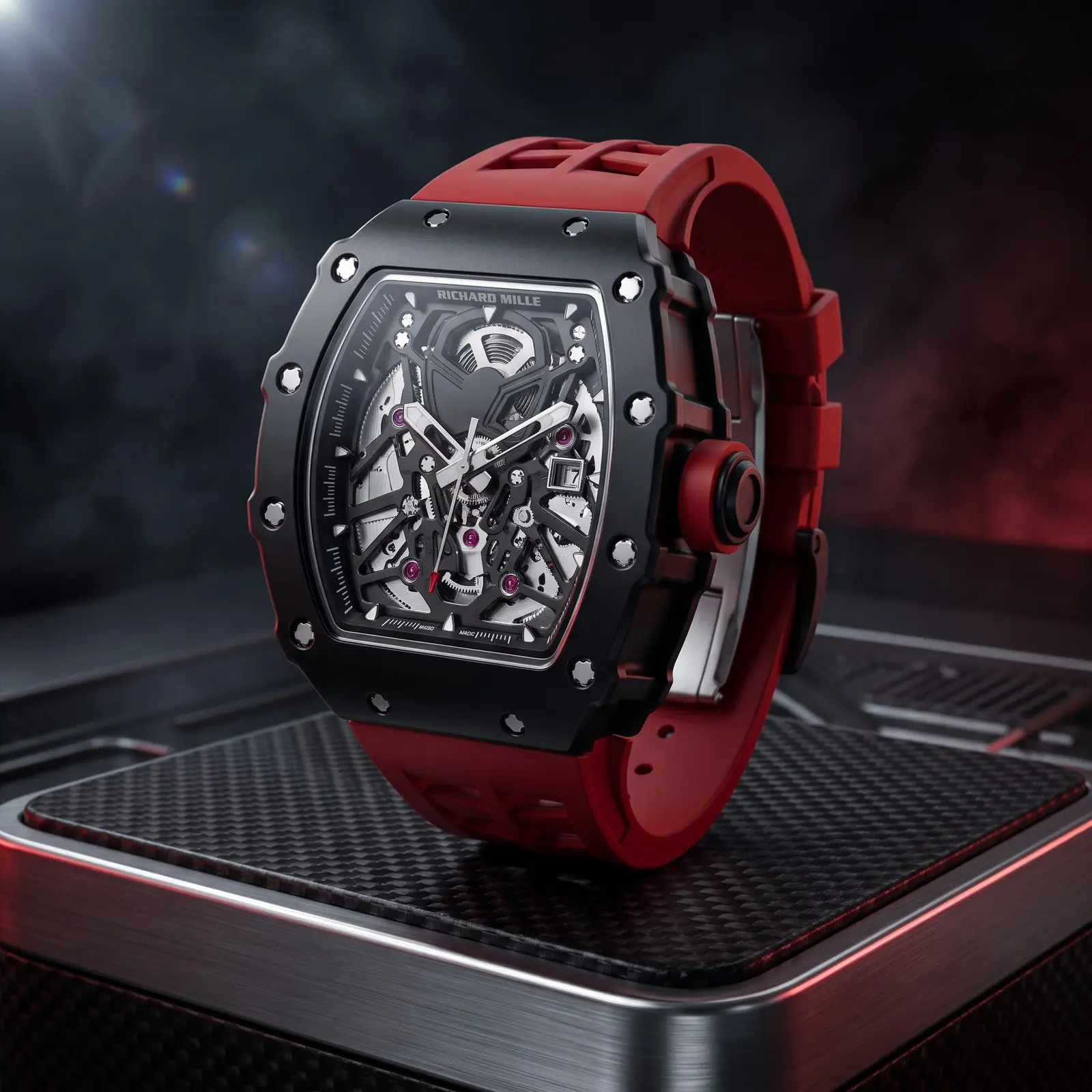 Richard Mille Apex Racing Red · Ref. RM-O18 · vista 1