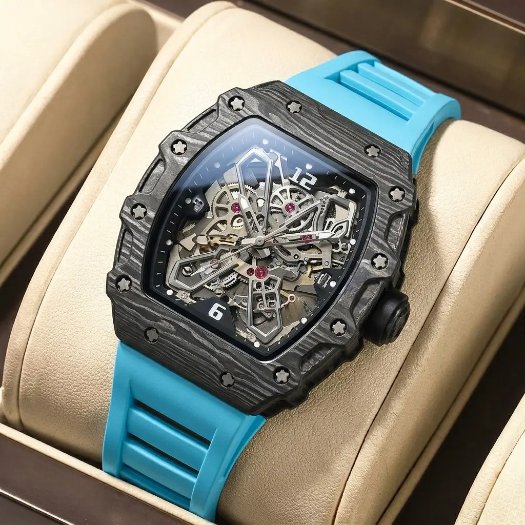 Richard Mille Carbon Cyan · Ref. RM-O29 · vista 1
