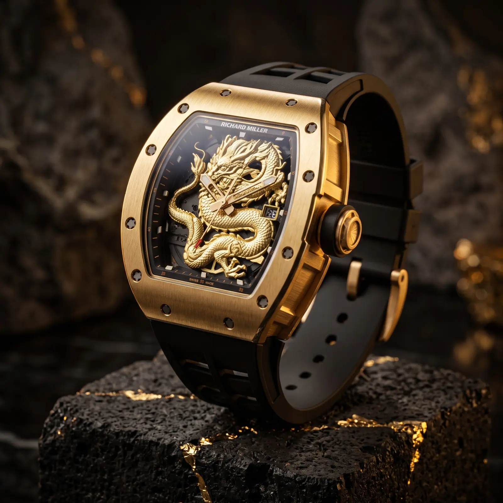 Richard Mille Dragon Golden Armor · Ref. RM-O09 · vista 1