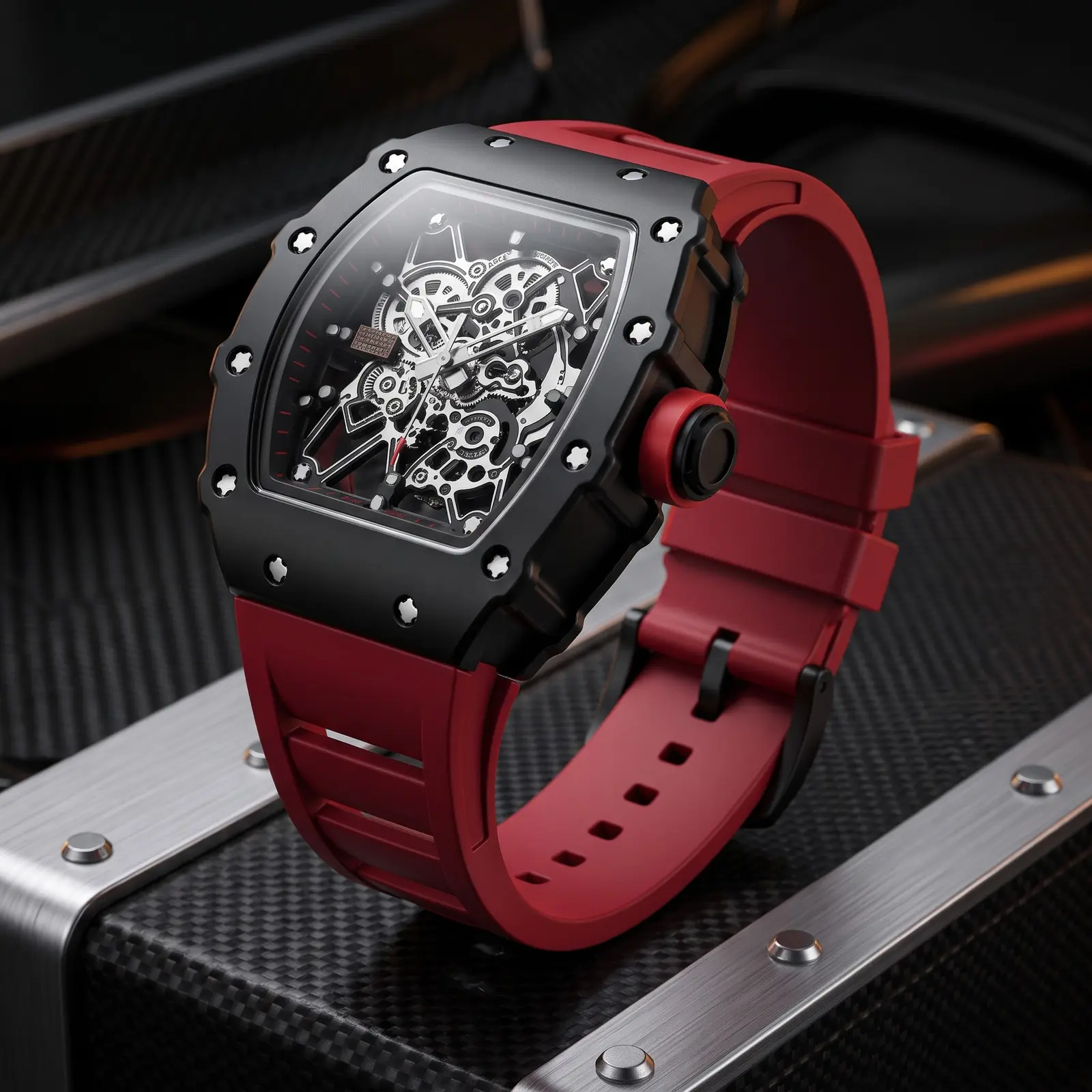 Richard Mille Skeleton Racing Red · Ref. RM-O02 · vista 1