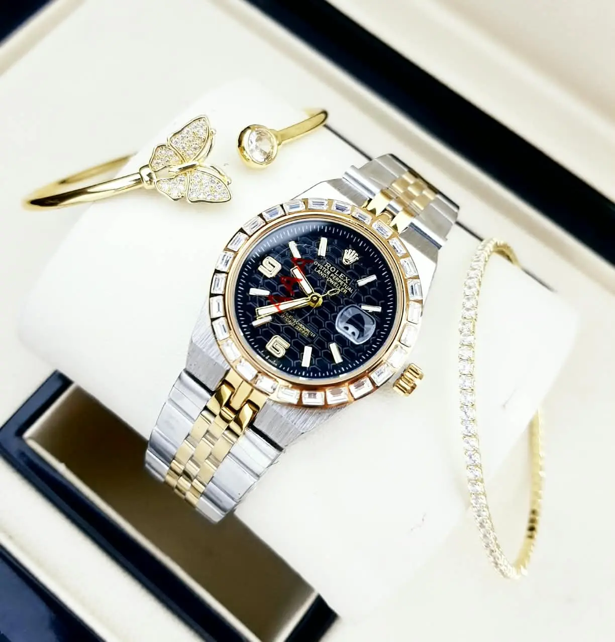 ROLEX Dama Set Bicolor Onyx · Ref. RD-12 · vista 1