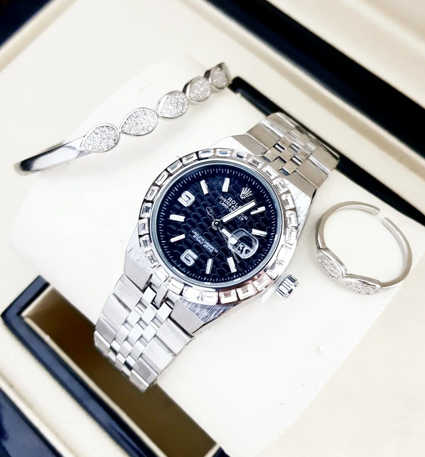 ROLEX Dama Set Plata Onyx · Ref. RD-13 · vista 1