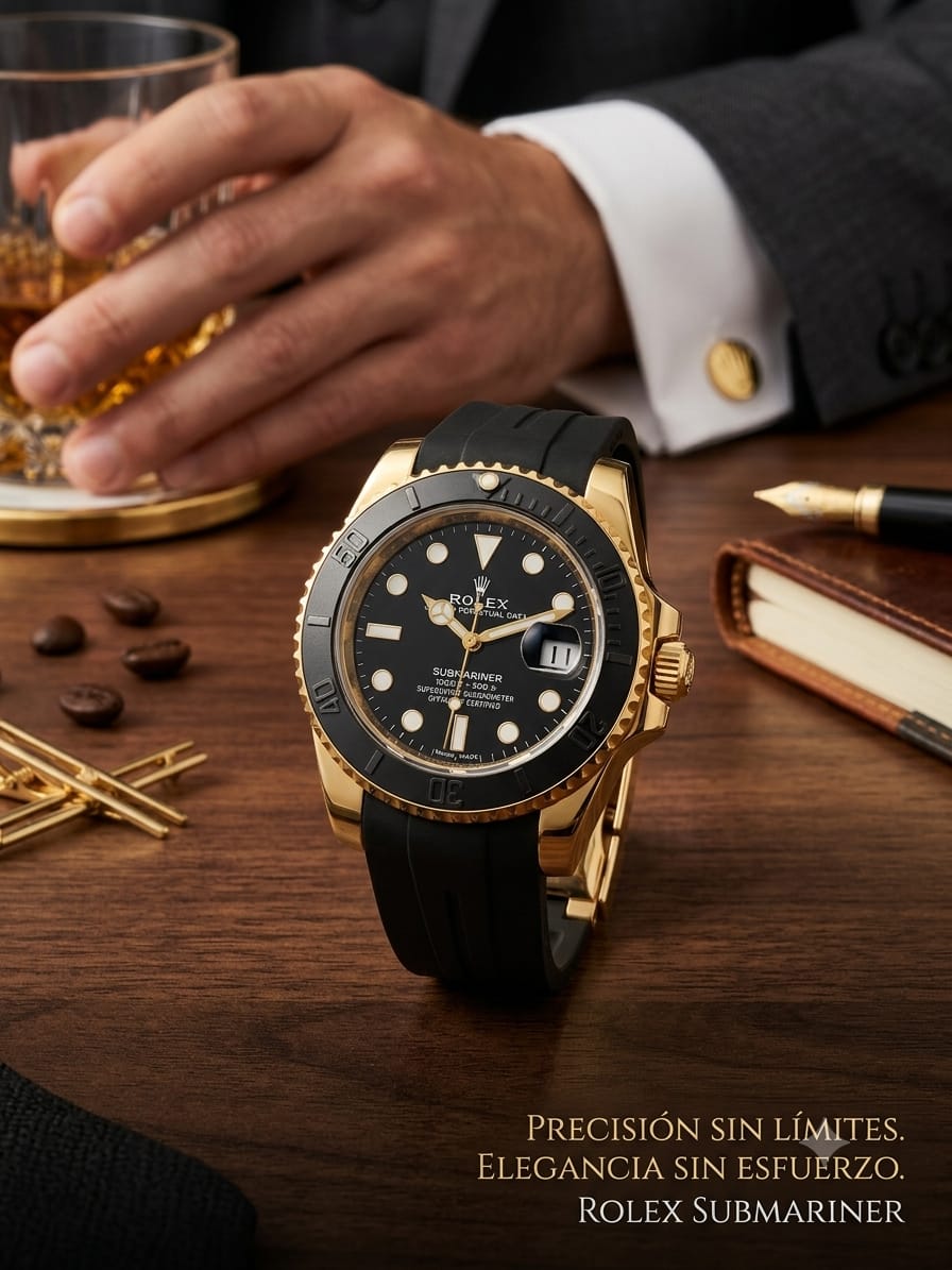 ROLEX Submariner Dorado Negro · Ref. RS-04 · vista 1