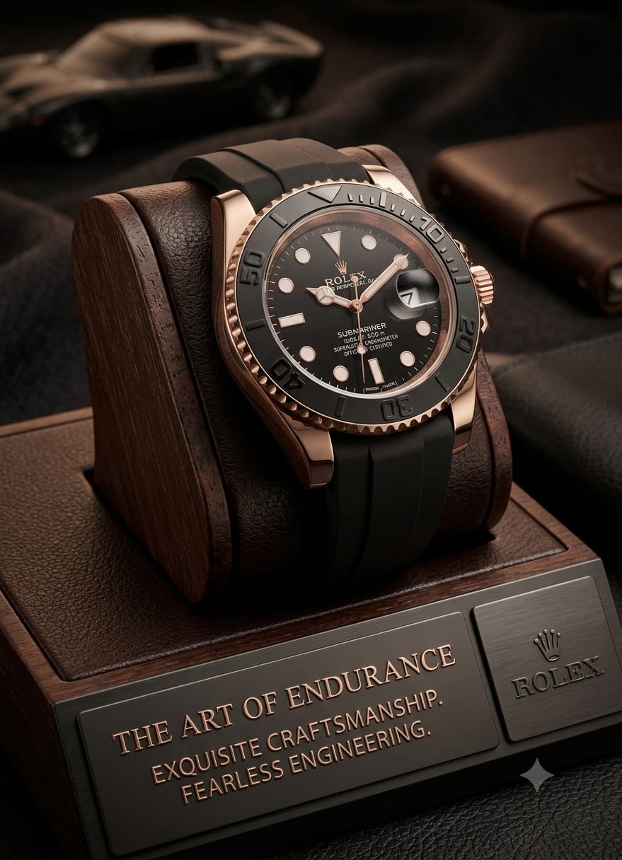 ROLEX Submariner Oro Rosa Negro · Ref. RS-02 · vista 1