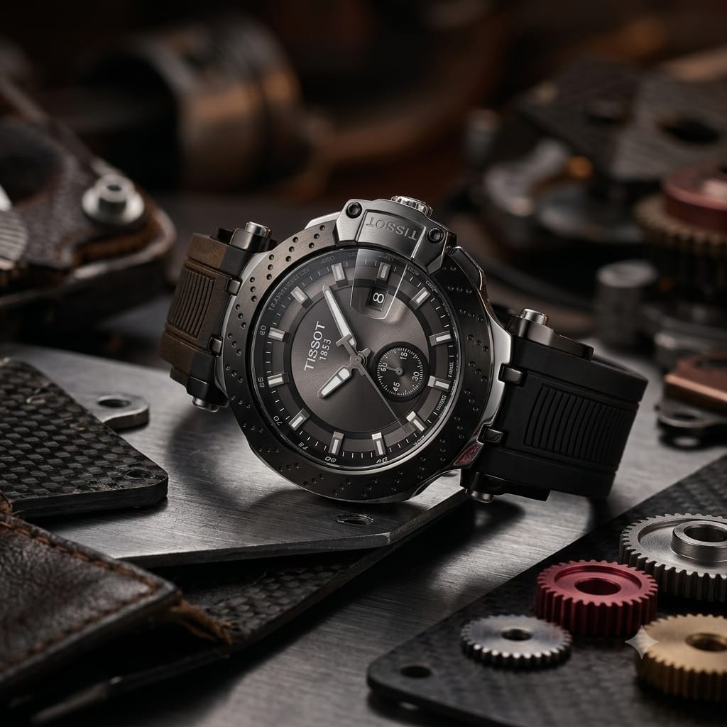 Tissot T-Race Black Steel · Ref. TT-C05 · vista 1